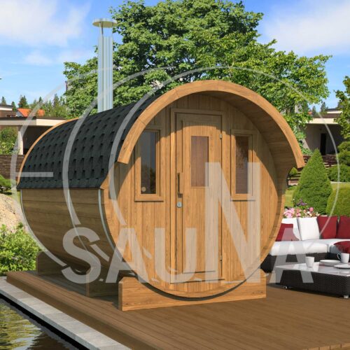 Баня-бочка 330-й модели