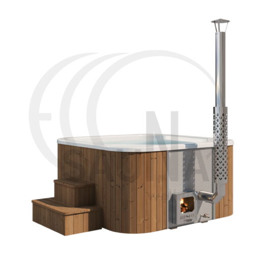 Hot tub IconTub with integrated stove