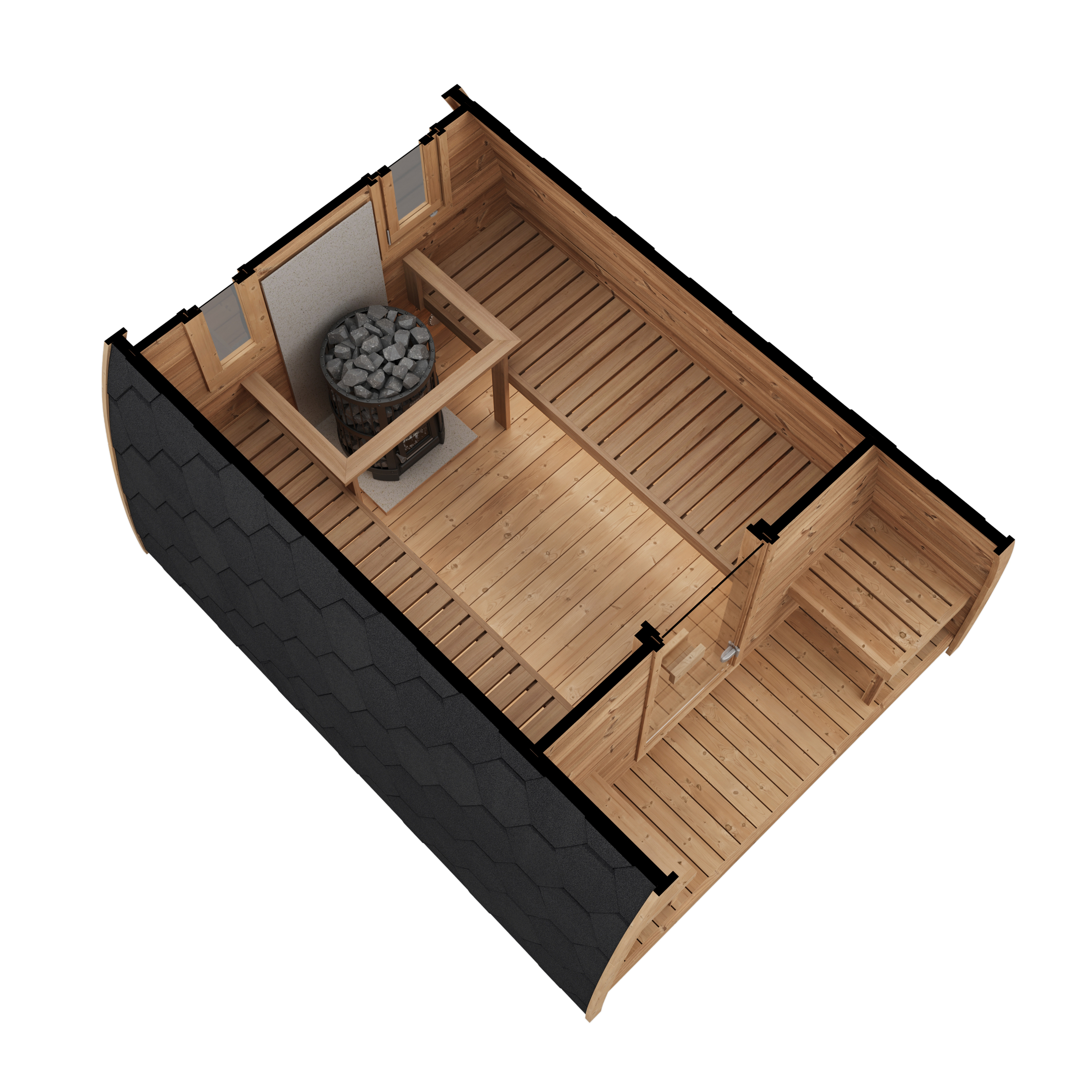 Saun POD 300 ristlõige